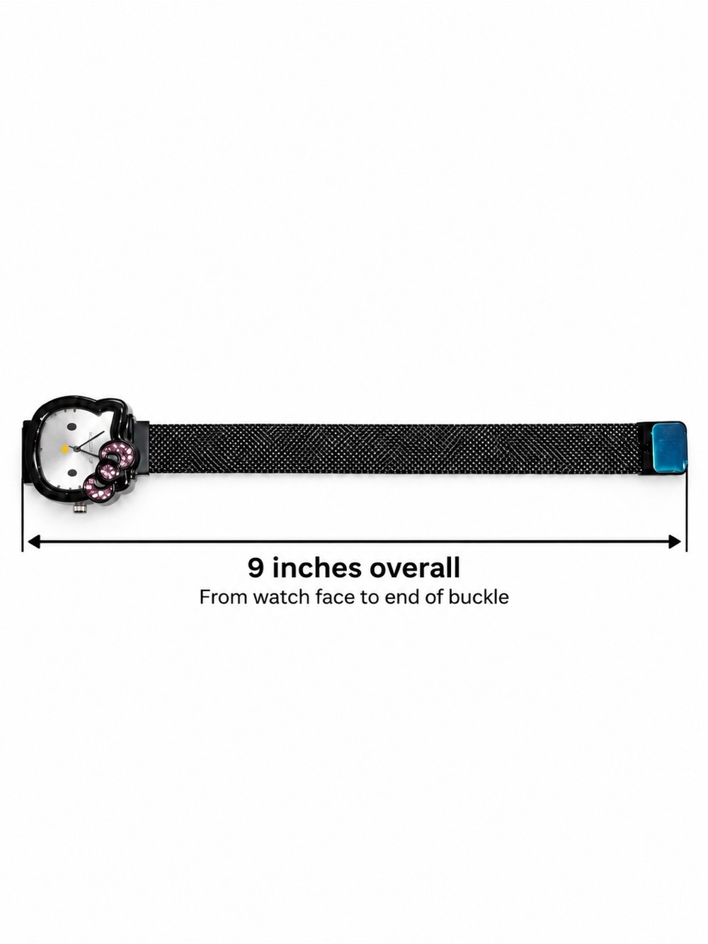 Hello Kitty Rhinestone Mesh Watch.NWT - Picture 4 of 7